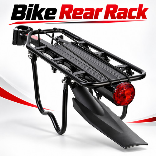 50kg max alloy rear bicycle - alloy,