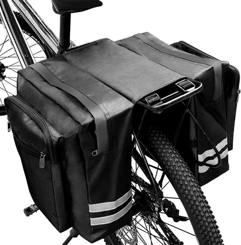 Double pannier bike bags - double,