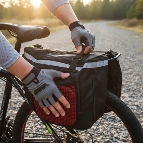 Double bike pannier side - bike,