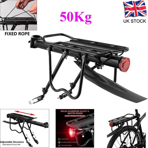50kg max alloy rear bicycle - alloy,