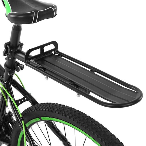 Black alu rear bicycle - rear,