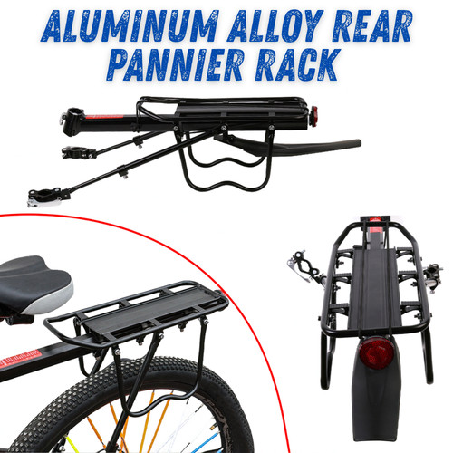 Bicycle rear pannier rack - rear,