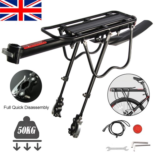 Rear bicycle pannier rack - bicycle,