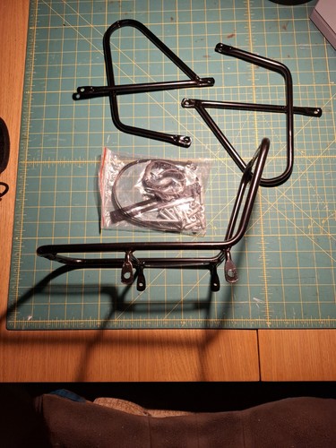 Cycling front pannier - rack, mtb