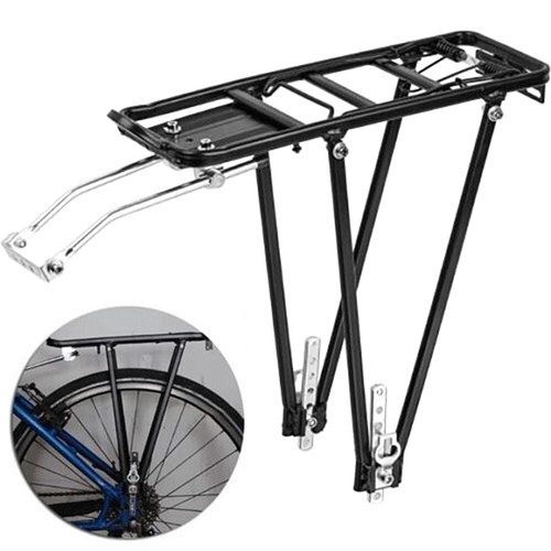 Alloy rear bicycle pannier - rear,