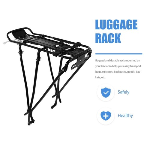 Rear bicycle pannier rack - bicycle,