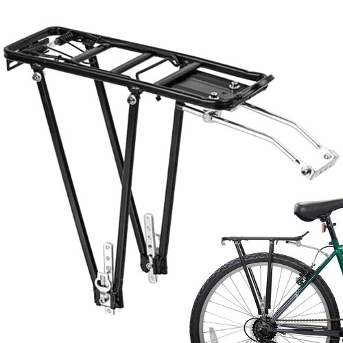 Black alloy rear bicycle - alloy,