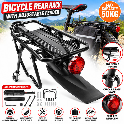 50kg max alloy rear - rear, bicycle
