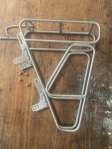 Titanium front touring rack - titanium,
